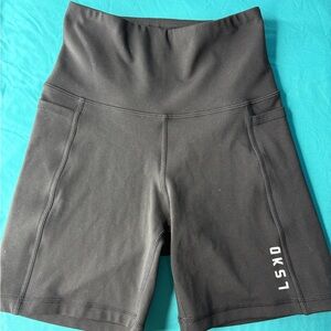 Women's Black High-Waisted Shorts